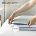 thumbnail image 7 of Nestl Side Sleeper Molded Gel Memory Foam Pillow – 36 x 20 In. Reversible, Tencel-Covered, Perfect for a Side Sleeper, Firm Cooling on 1 Side, Softer on the Other -King, 7 of 7