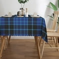 thumbnail image 3 of Rectangle Table Cloth, Scottish Clergy Clan Clark Tartan Plaid Resistant Washable Tablecloth Decorative Table Cover for Dining, Indoor and Outdoor, 3 of 6