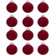 thumbnail image 1 of 12 bolas de terciopelo para adornos navideños de 3,15 pulgadas, adornos vintage para árboles de Navidad, bolas de plástico flocadas irrompibles, adornos colgantes para árbol de Navidad para bodas, fie, 1 of 5
