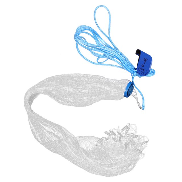 LEEYNEER Cast Net Mesh Throw Cast Net Hand Throw Net Saltwater Freshwater Casting Net Monofilament Fishing Net For Bait Traps Fish 1.2m