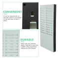 thumbnail image 3 of Miangastore Multiple Card Holder Attendance Card Rack Grey Plastic 1Pack 16.3X8.3X1.3In, 3 of 8