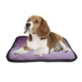 thumbnail image 2 of PKQWTM Cross Garnet Semi Precious Stones Silver Channel Pet Dog Cat Bed Pee Pads Mat Cushion Potty Dogsblankets Crate Bed Kennel 14x18 inch, 2 of 3