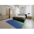thumbnail image 4 of Ahgly Company Indoor Square Patterned Cobalt Blue PAT1683X Area Rugs, 7' Square, 4 of 6