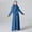 Blue, variant on OGLCCG Girls Muslim Abaya Prayer Dress with Hijab 2pcs Solid Color Islamic Middle East Arab Dubai Dress Soft Ramadan Eid Clothes 4-12 Years