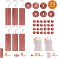 thumbnail image 2 of QARUN Cedar Blocks for Clothes Storage,Cedar Wood Chips and Balls for Closets and Drawers,Fresh Scented Sachets,40 Pack, 2 of 9