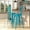 Crystal Teal-Blue, variant on Merrick Lane Vertical Slat Back Integrated Footrest Bar Stool, Brown
