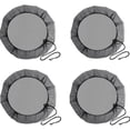 thumbnail image 1 of Rain Collector Net Cover Outdoor Rain Bucket Cover Rain Filter To Stop Leaves Tool 4PCS, 1 of 6