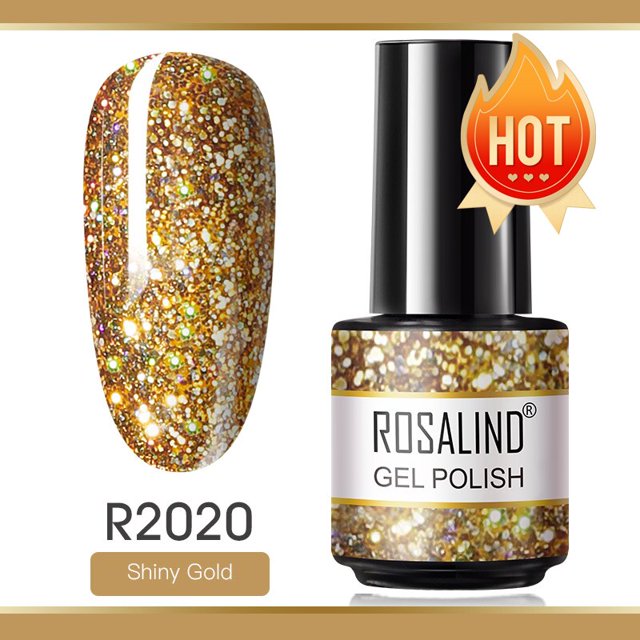 ROSALIND Gel polaco 7ML Color Gel esmalte de uñas para manicura Soak Off Gel barnices Base superior mate capa semipermanente esmalte de uñas Tan Jianjun unisex