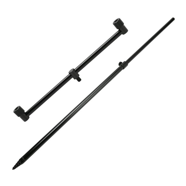 Fishing Rod Pod Stand Holder, Fishing Rod Bank Stick Space Saving Aluminium  Alloy Durable Stable with Buzz Bar for Fishing for Outdoor(30cm Horizontal  bar + 45.5cm Ground Plug) : : Sports 