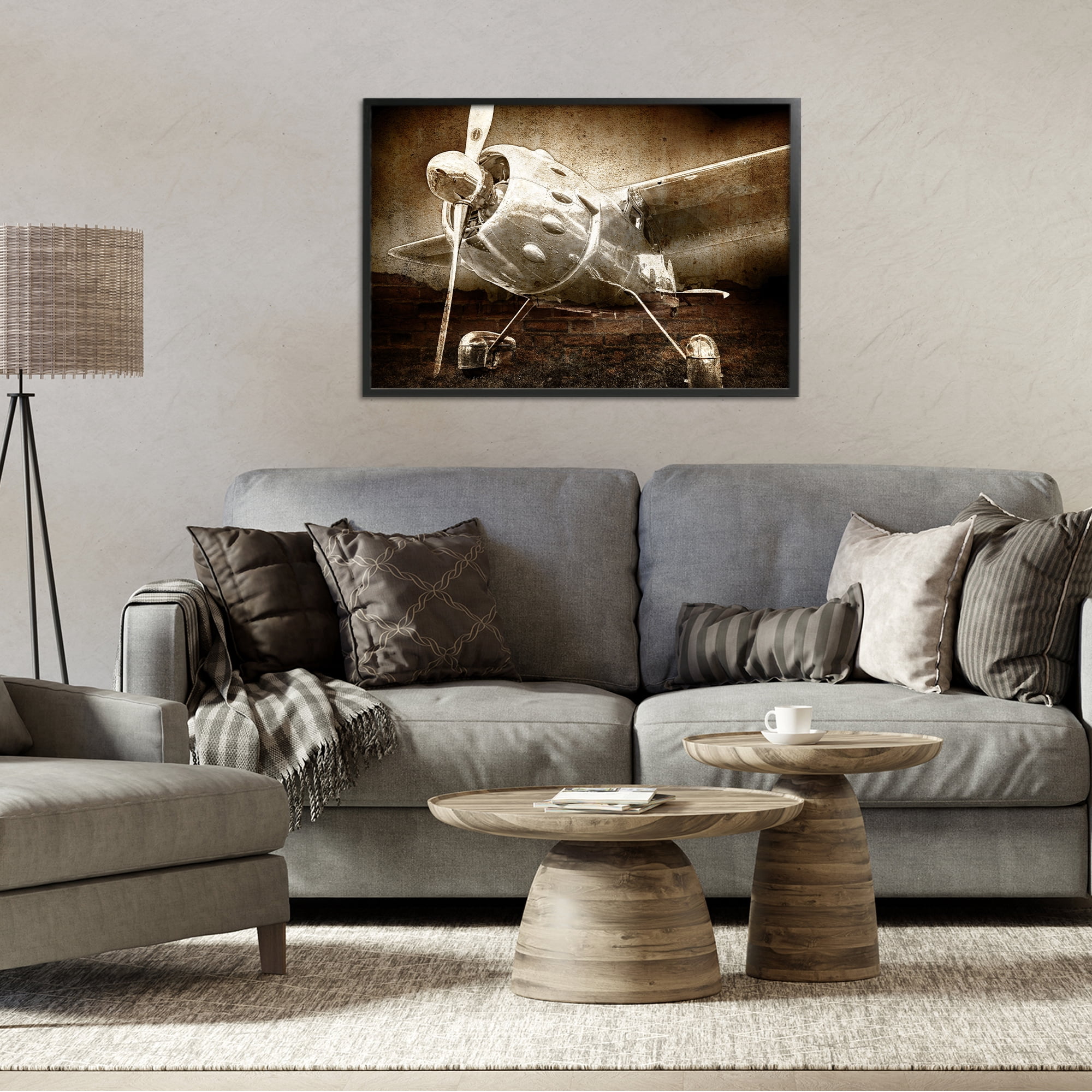 Stupell Industries Taking Flight Vintage Black Framed Giclee Art, design by Kim Allen