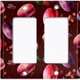thumbnail image 6 of Metal Light Switch Plate Cover Macaron Fruit Cherry Strawberries French Desserts CAK021, 6 of 13