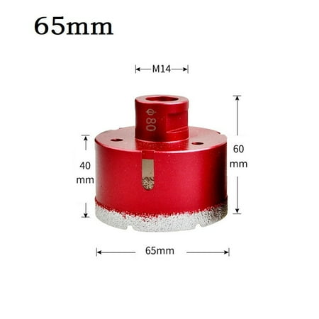 

1PC 6mm-68mm M14 Dry Diamond Drill Bits Hole Saw For Granite Tile Glass Ceramic