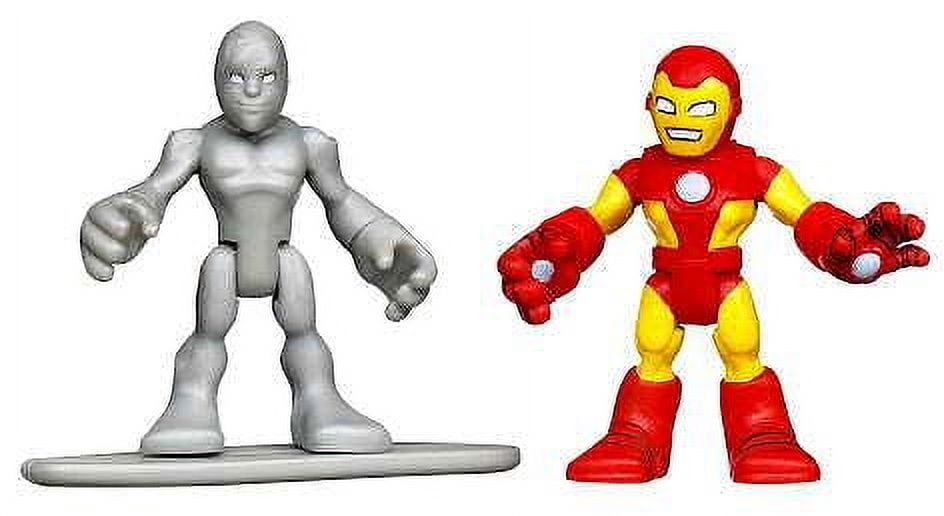 Marvel Super Hero Adventures Iron Man & Silver Surfer Action Figure 2-Pack