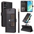 thumbnail image 1 of FOXDOCK Funda tipo Cartera para Samsung Galaxy A26 – Cubierta de Cuero PU con Múltiples Ranuras, Bolsillo para Efectivo y Correa de Muñeca, 1 of 6