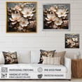thumbnail image 4 of Designart "Gilded Accentuated Magnolias II" Magnolias Canvas Prints, 4 of 7