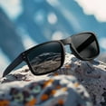 thumbnail image 3 of Lunettes de Sport Polarisées pour Hommes et Femmes, Monture Carrée à Monture Complète Décontractée, Lentille TAC, Matériau PC, pour la Conduite, la Course, la Pêche, la Randonnée et les Activités de Loisirs Quotidiennes, 3 of 5