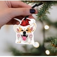 thumbnail image 5 of WIRESTER Acrylic Ready to Hang Ornament, Hanging Ornaments for Christmas Tree Holidays Party Home Office Xmas Tree Decoration Gift - Animal Pembroke Welsh Corgi Happy, 5 of 7