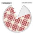 thumbnail image 4 of Christmas Plaid Christmas Tree Skirts 30" Inch, Winter Holiday Tree Mat, Xmas Tree Skirt For Rustic Christmas Holiday Decorations, 4 of 8