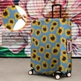 thumbnail image 4 of Blue Sunflower Pattern Luggage Cover Fashion Suitcase Cover Baggage Covers Fit 25-28 Inch Luggage (Go Travel), 4 of 5
