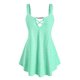 thumbnail image 1 of Tank Top de Tejido con Adornado de Cadena de Talla Extra Rosegal  Camisetas sin mangas de talla grande, 1 of 5