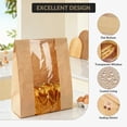 thumbnail image 3 of Paquete de 250 Bolsas para Pan con Ventana - Bolsas de Papel Kraft con Etiquetas para Panadería y Repostería, 3 of 10