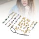 thumbnail image 5 of Anillos Para Trenzas De Cabello, Juego De Accesorios Para El Cabello Trenzados Ajustables, Hermosos Y Sofisticados Para Espectáculos De Películas, 5 of 7