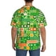 thumbnail image 3 of Balery St Patrick's Day6 Camisa Casual de Manga Corta con Botones para Hombre, Texturizada, Estilo Cubano, para Playa, Verano-4X-Large, 3 of 5