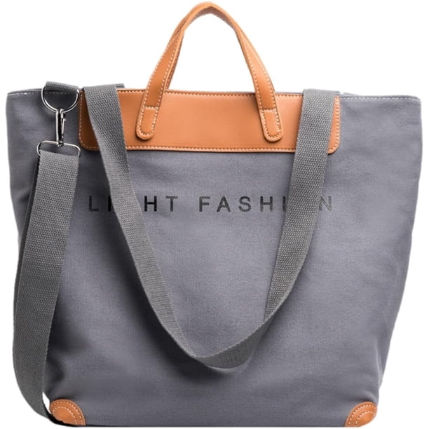 JennyShop Bolsa De Tote De Gran Capacidad Para Mujeres, Bolsa De Lata Cualificable, Bolsa De Trabajo Casual Para Hombres Y Mujeres