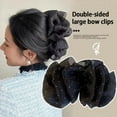 thumbnail image 4 of Women Bow Bubble Clip Hair Claw Elegant Large Hair Clips Clamp Accessories -Girl T4U8, 4 of 8