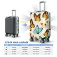 thumbnail image 4 of Pofeuu Butterflies Print Luggage Suitcase Cover Protector Luggage Washable Covers Aesthetic for 18/24/28/32 inch Luggage（No luggage included）-Small, 4 of 7