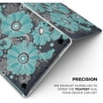 thumbnail image 6 of DesignSkinz Bright Blue Accented Flower Illustration Full-Body Skin Decal Wrap Cover for MacBook Pro 13" with Touch Bar (A1706/A1989/A2159), 6 of 9