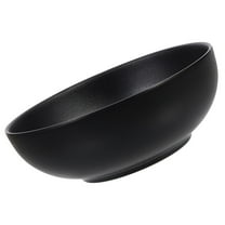 WRITWAA Black Round Serving Bowls Set of 1 - Perfect Dishware Gift for Father’s Day Celebration