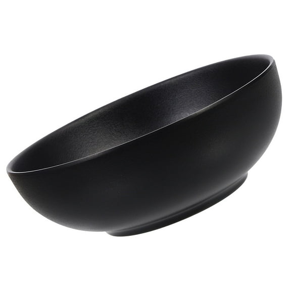 WRITWAA Black Round Serving Bowls Set of 1 - Perfect Dishware Gift for Father’s Day Celebration