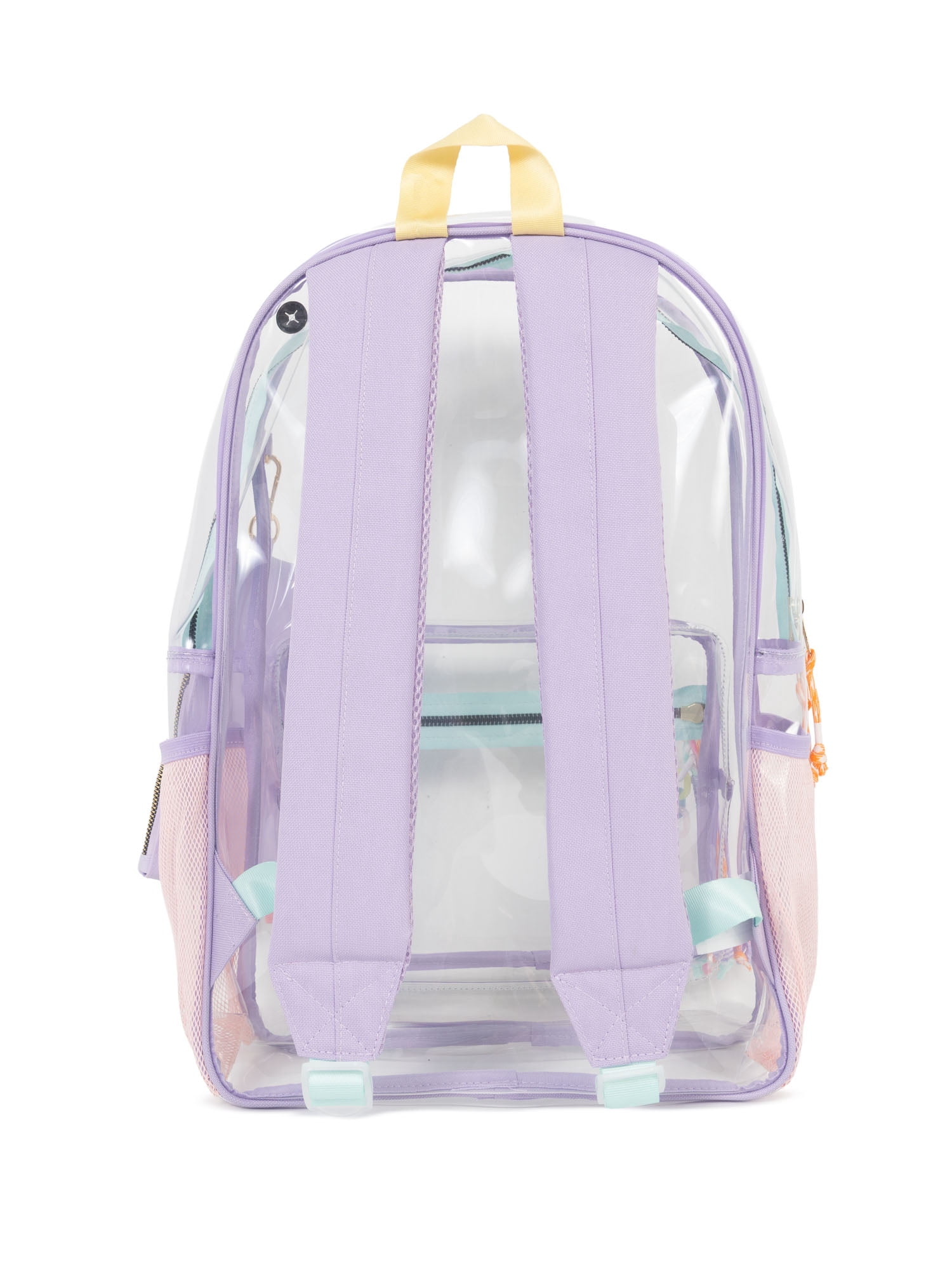 U.S. Polo Assn. Unisex Kid's 18" Clear Backpack, Lavender