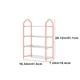 thumbnail image 3 of Shoe Rack Organizer | 4-Tier Metal Storage Shelf Polypropylene Steel | Entryway Closet Bedroom | Easy Assembly | Space Saving Shoe Stand | White or Pink | 20.47x7.48x1.57in | 1 Piece, 3 of 7