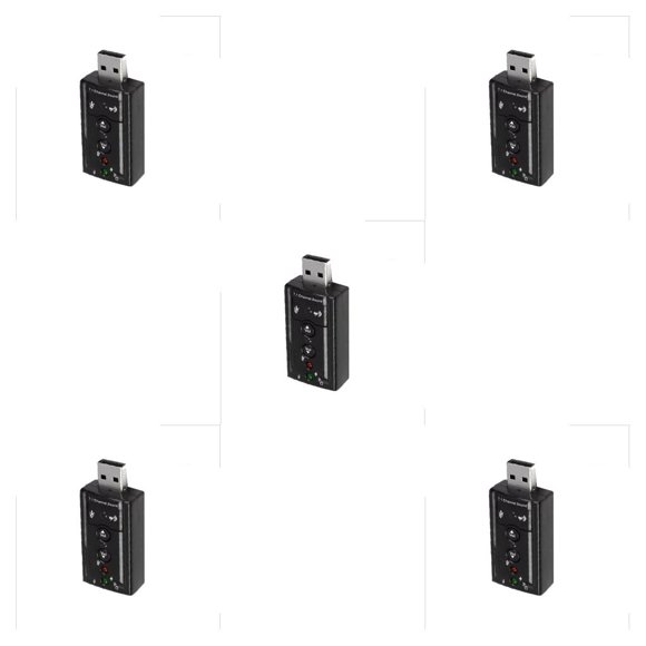Matsuzay Professional 7.1-Channel Sound Adapter Good Flexibility Cards Adapters Audio Scratch Stereo Drivers Sound proof Output Interface Type2 NO2