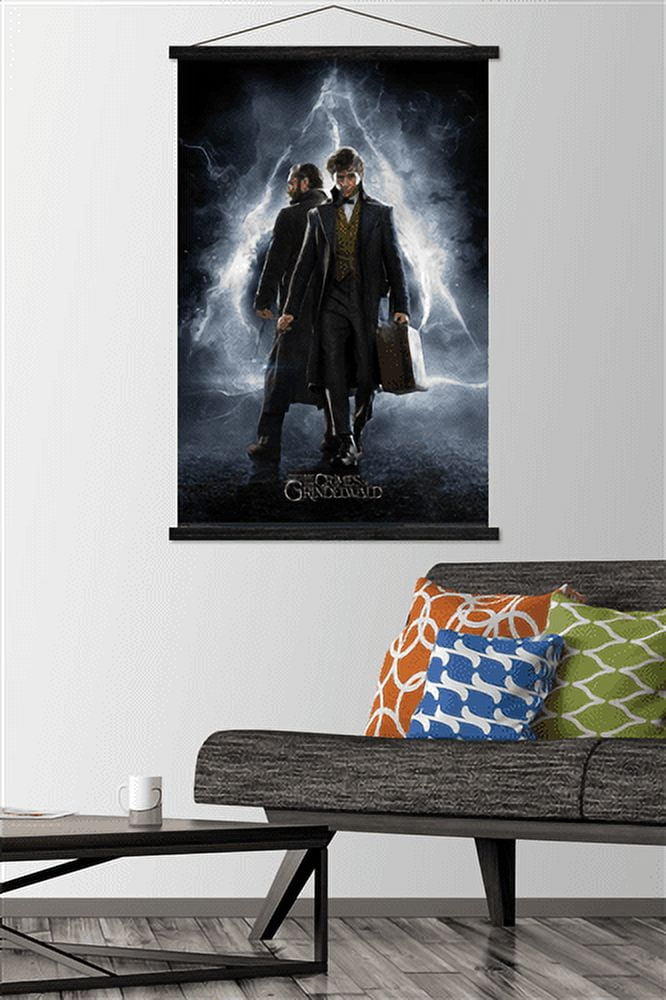Fantastic Beasts: Crimes Of Grindelwald - Teaser Wall Poster with Magnetic Frame, 22.375" x 34"