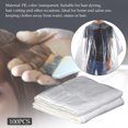 thumbnail image 3 of 100PCS Hair Cutting Capes Disposable Waterproof Hair Salon Capes Haircut Apron Salon Barber Tools, 3 of 7