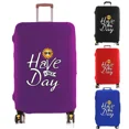 thumbnail image 2 of Housse de Protection pour Bagage en Tissu Extensible, Étui Anti-Poussière pour Valise, Convient aux Valises de 18 à 32 Pouces, Accessoires de Voyage, Rouge m, 2 of 6