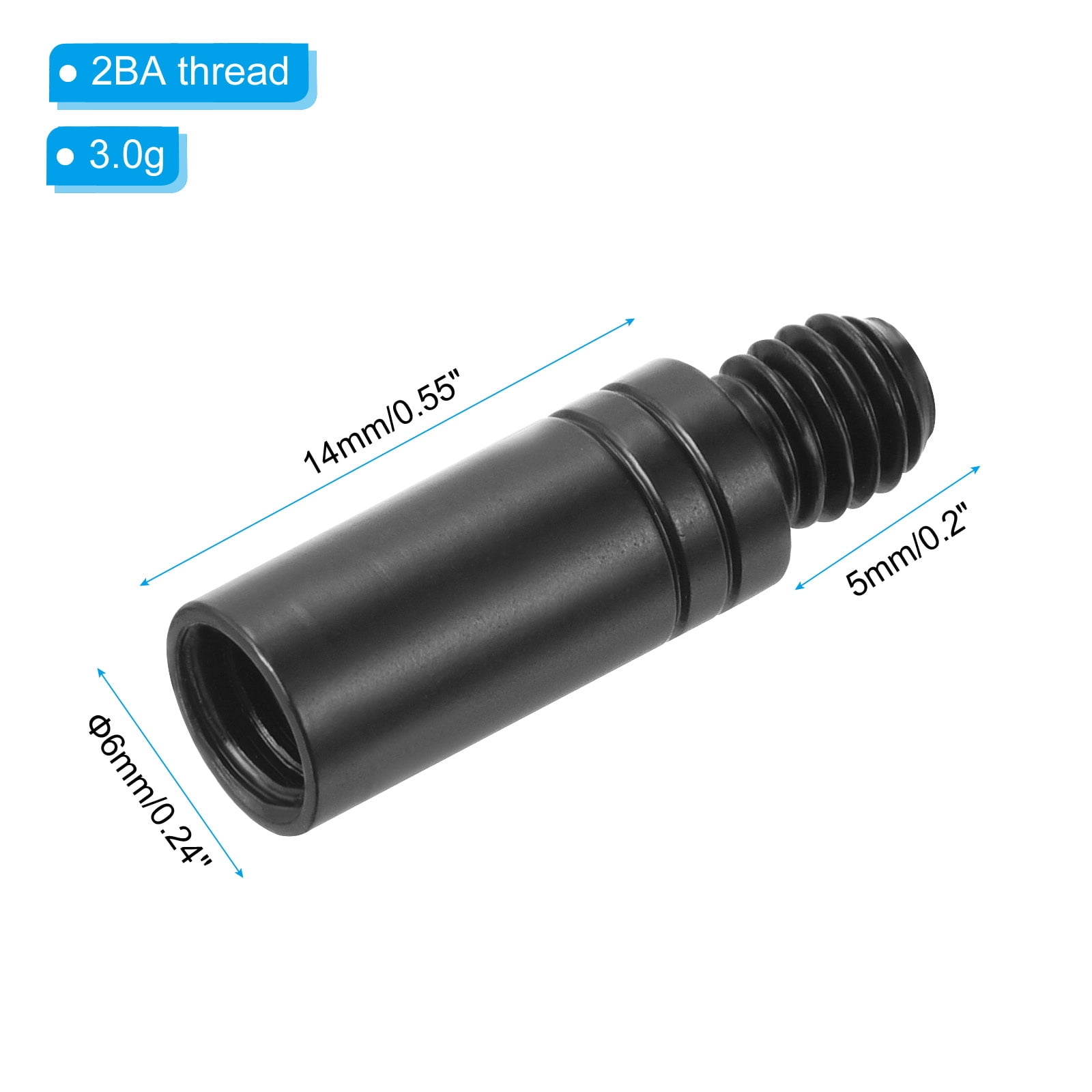 Unique Bargains Copper Weight Adding Accentuator Darts Weight Adjuster Dart Accessories Black