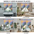 thumbnail image 3 of Sunset Swag Valances for Windows, Kitchen Window Curtains Over Sink, Colorful Wildflower Path Cottagecore Ocean Window Treatment Curtains for Living Room/Bedroom Curtains 2 Panel Sets 36"x45", 3 of 8