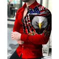 thumbnail image 1 of Camisas sociales de lujo de moda de otoño para hombre, camisas con solapa y botones, blusas casuales con estampado de lunares, suéteres de manga larga para hombre, 1 of 6