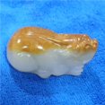 thumbnail image 2 of Jade Afghan white jade Pixiu hand-held piece, Afghan Pixiu with skin, unisex pendant., 2 of 4