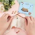 thumbnail image 3 of 24Pcs Alloy Rhinestone Pendant Decorations Lobster Clasp Charms Clip-on Charms for Keychain Purse Backpack Ornament Stitch Marker Golden, 3 of 5