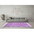 thumbnail image 3 of Ahgly Company Indoor Rectangle Abstract Purple Modern Area Rugs, 2' x 3', 3 of 4