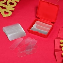 SEWCHICS Double Sided Removable Adhesive Tape for Home and Craft Use, Strong Hold, Red Plastic Backing