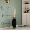 thumbnail image 6 of Rustic Tall Floor Vase - 24-inch Handcrafted Black Woven Vase, Decorative Accent for Home Decor, Living Room, and Entryway, Ideal for Displaying Flowers, Pampas Grass, and Dried Florals and Branches, 6 of 8