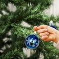 thumbnail image 6 of 44 Pieces Christmas Balls Ornaments Christmas Tree Decoration Baubles Assortment Blue White, 6 of 10