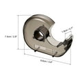 thumbnail image 2 of Unique Bargains Tape Dispenser Double-Side Handheld Tapes Cutter Holder, Black 5 Pack, 2 of 5