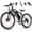 26'' Black Red, variant on 26" Electric Bike for Adults, ebike 750W Peak Power Motor, 25MPH 35Miles Electric Mountain Bike with 432Wh 12Ah Removable Battery, 7-Speed,UL 2849